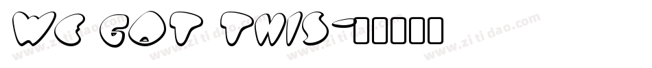 We got this字体转换